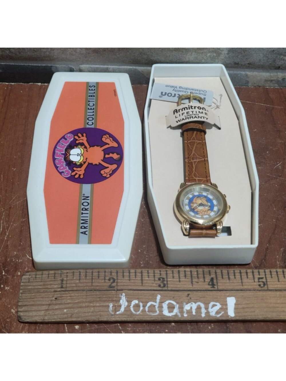 Vintage Armitron Garfield Musical Quartz Wristwatch New Old Stock - Picture 10 of 11